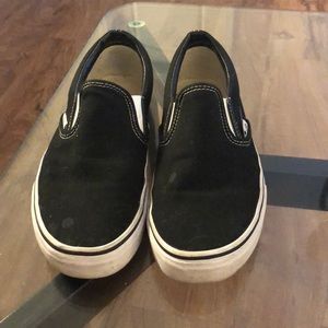 Black Slip-On Vans